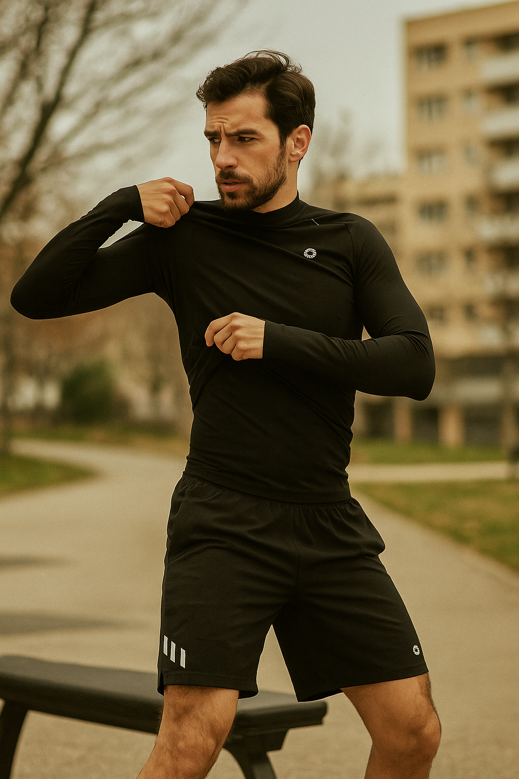 Men's Essential Long Sleeve Sports Base Layer