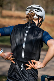 Chaleco de ciclismo Essential para mujer - Negro