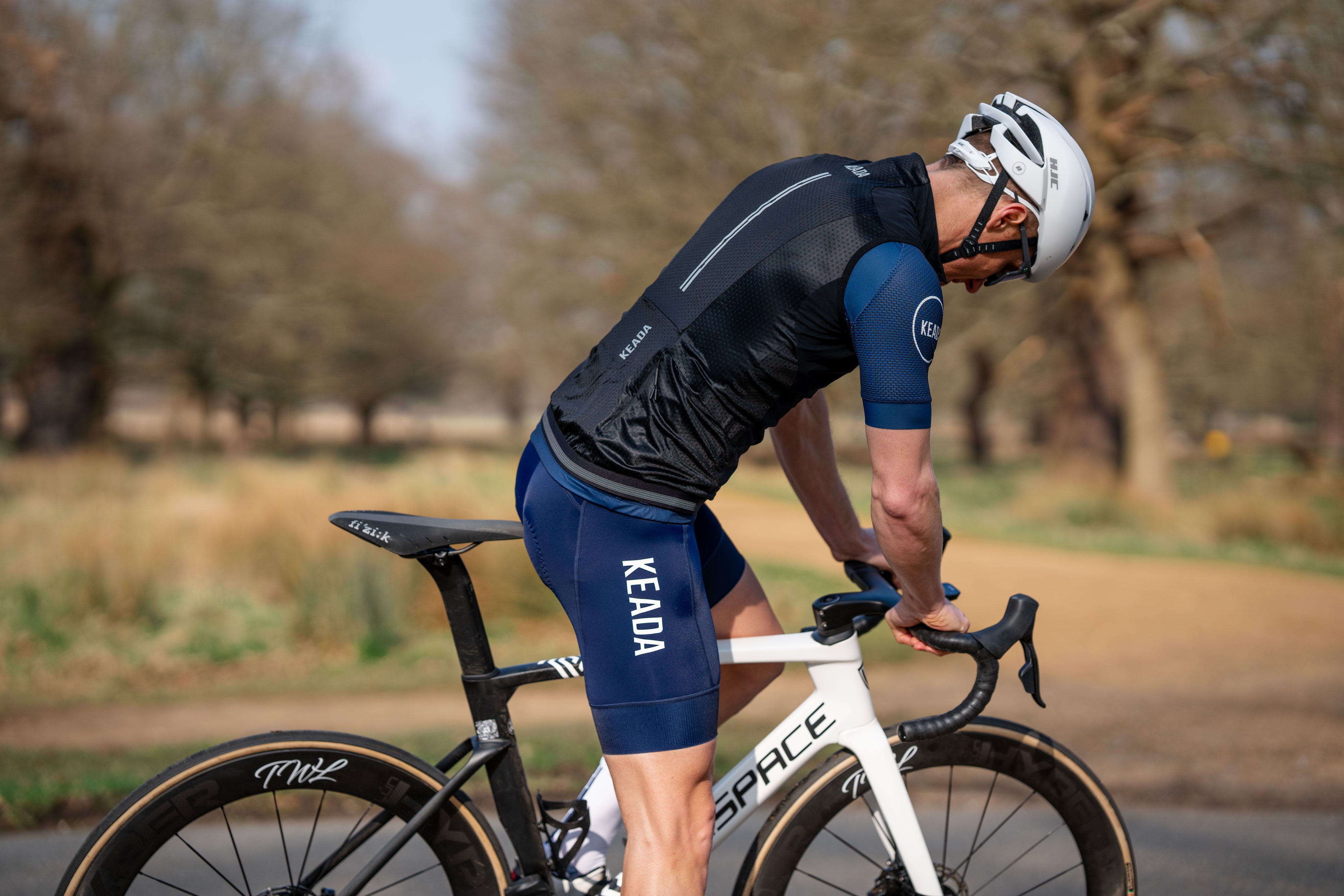 Chaleco de ciclismo Essential para hombre - Negro