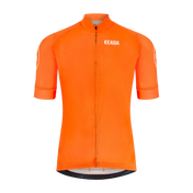 Maillot ciclista de manga corta Essential para mujer naranja