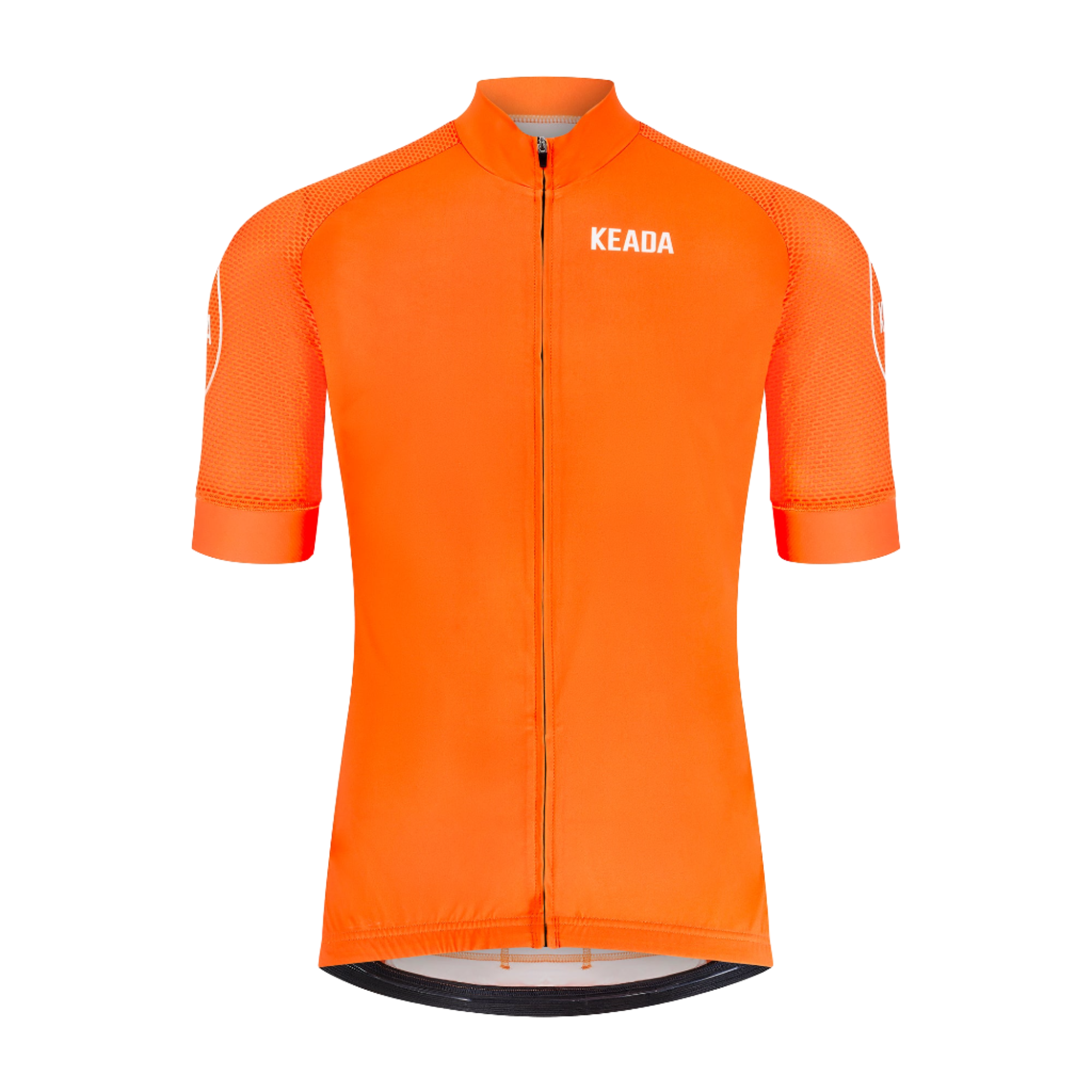 Maillot ciclista de manga corta Essential para mujer naranja