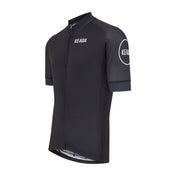 Maillot ciclista de manga corta Essential para hombre - Negro