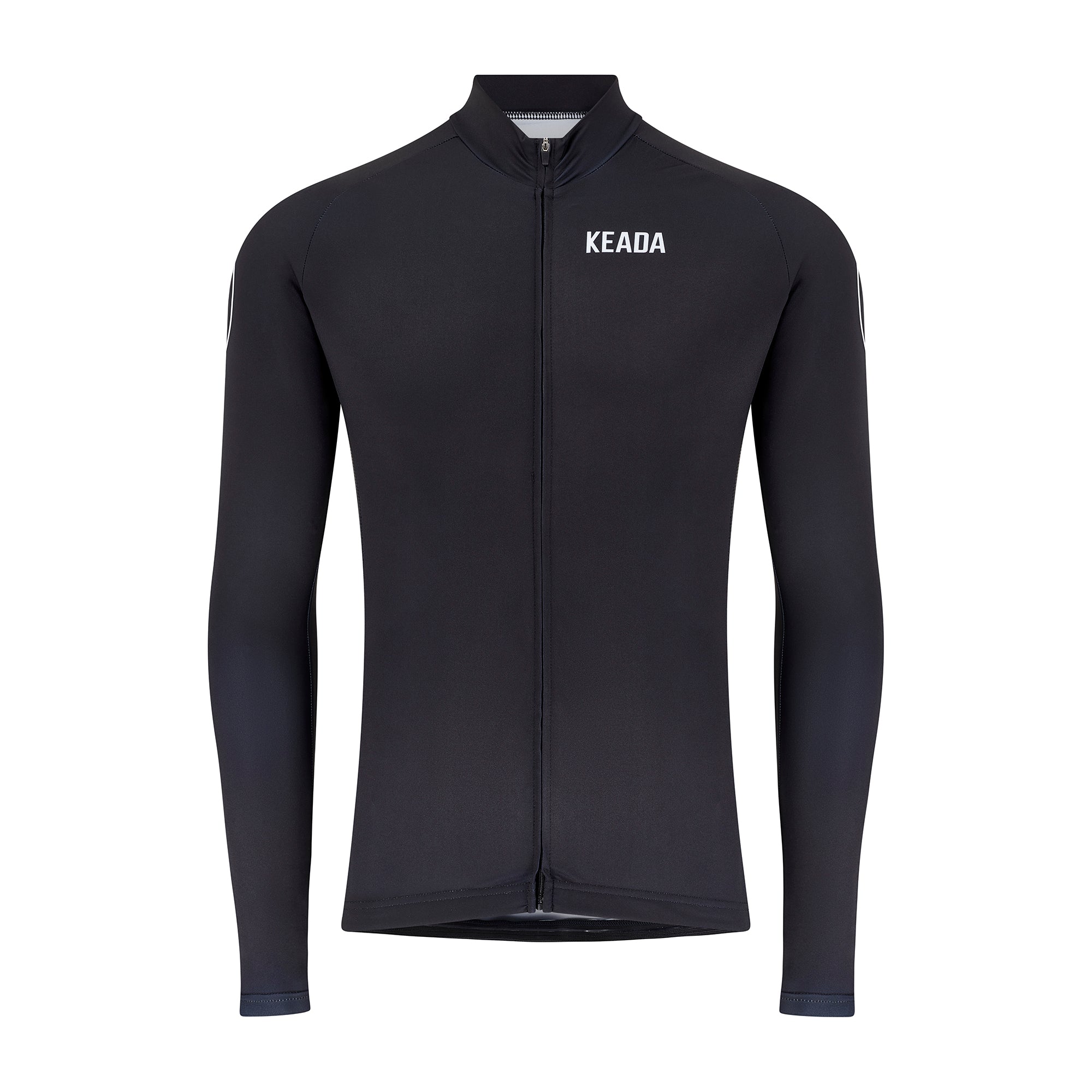 Maillot ciclista de manga larga Essential para mujer - Negro