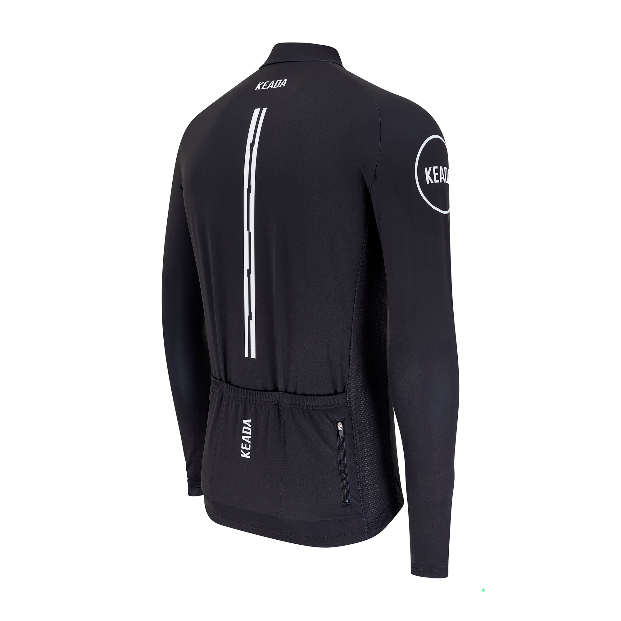 Maillot ciclista de manga larga Essential para mujer - Negro