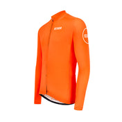 Maillot ciclista de manga larga Essential para mujer naranja