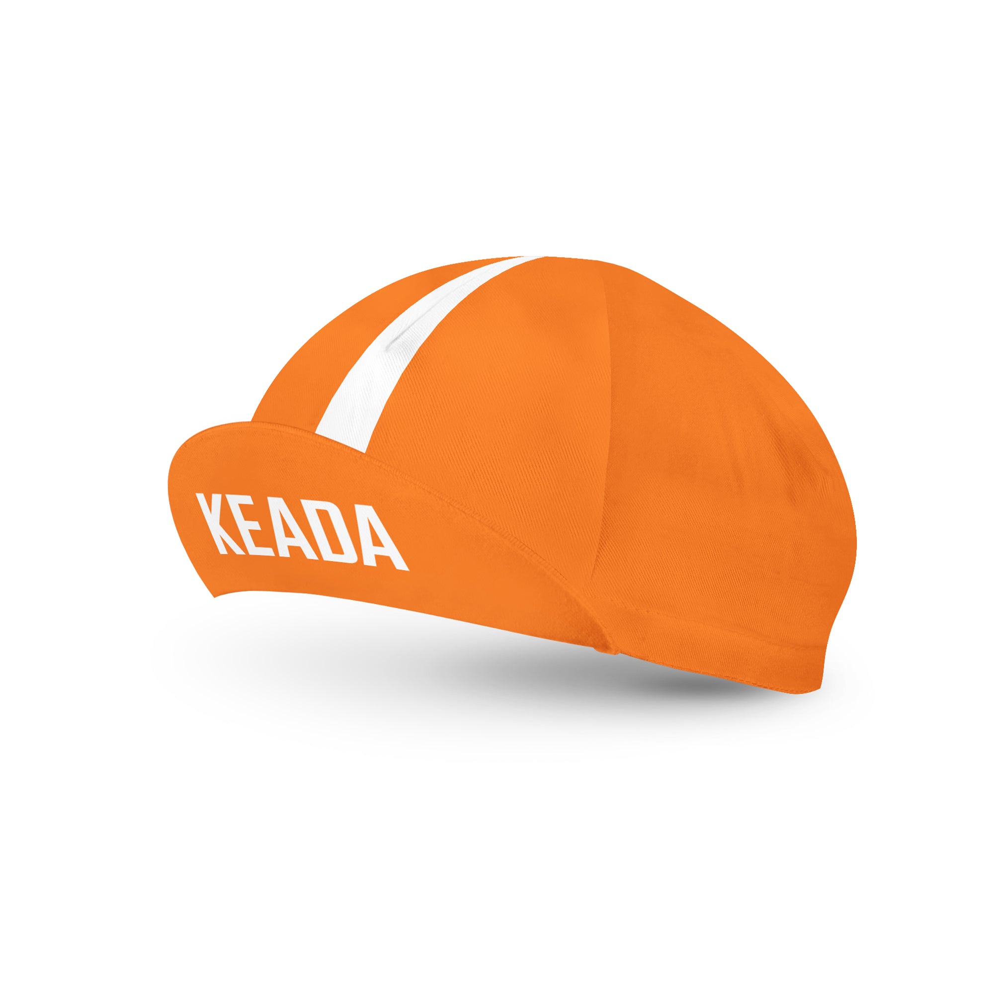 Orange cycling cap sale