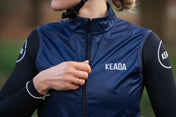 Women's Essential Cycling Gilet - Navy