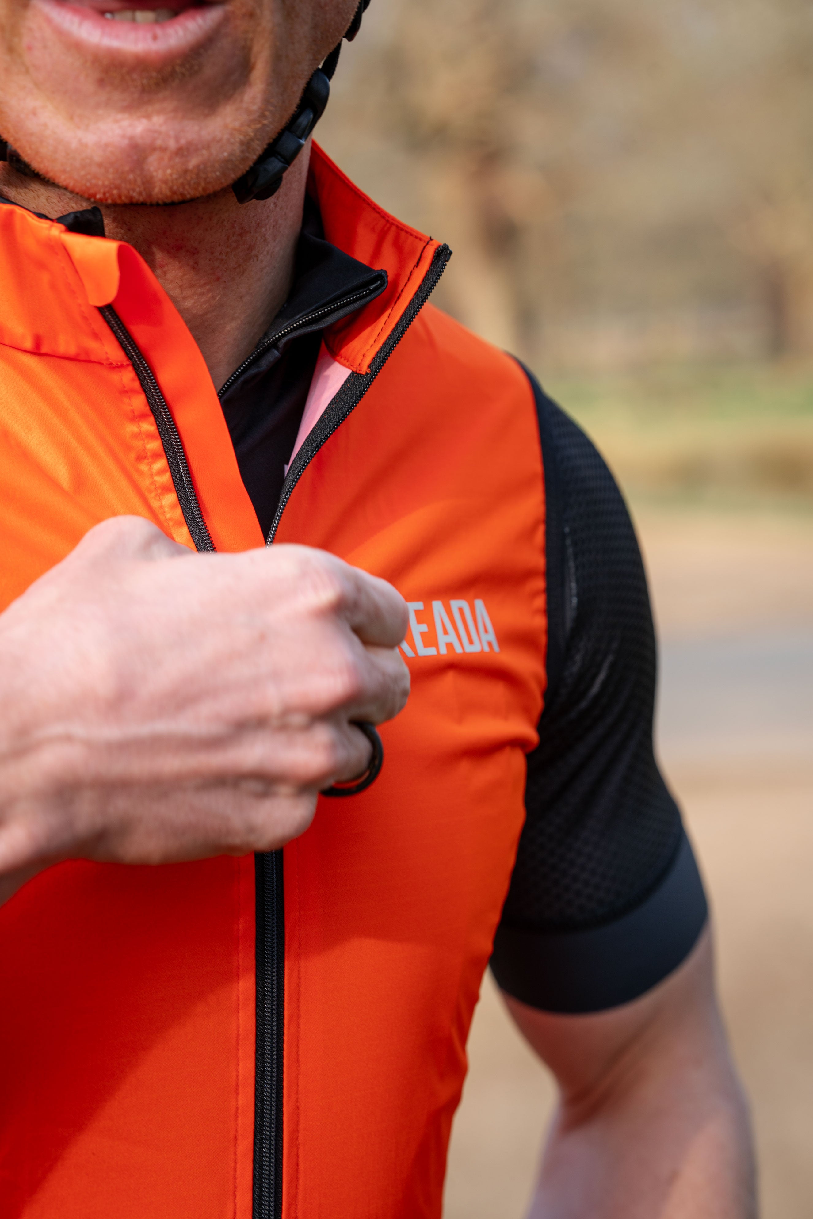 Chaleco de ciclismo Essential para hombre - Naranja