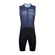 Systematic Four Trisuit - Men's Sleeveless Trisuit Green