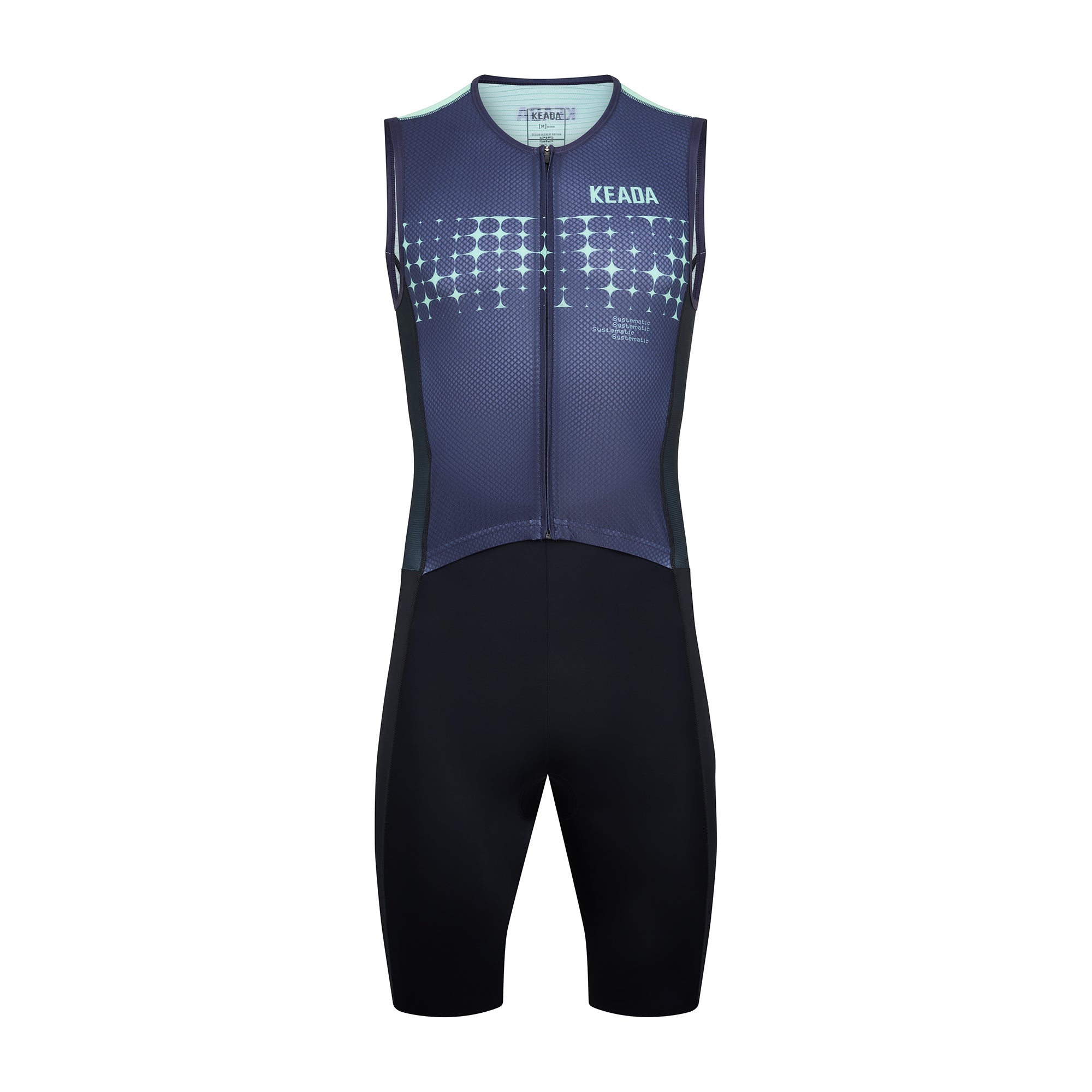 Systematic Four Trisuit - Men's Sleeveless Trisuit Green