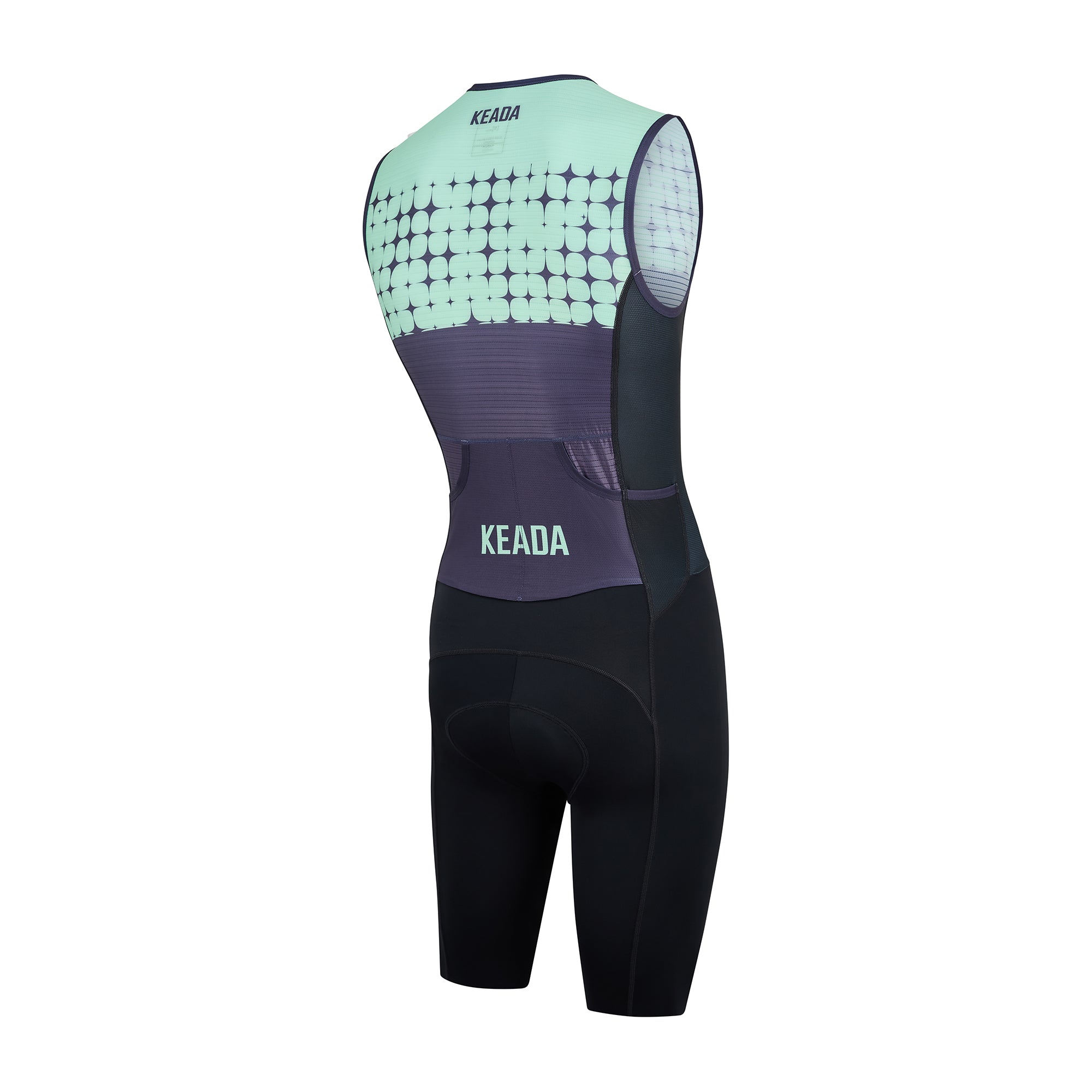 Systematic Four Trisuit - Men's Sleeveless Trisuit Green