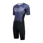 Systematic One Trisuit - Men's Sleeved Trisuit Purple
