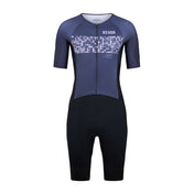 Systematic One Trisuit - Men's Sleeved Trisuit Purple