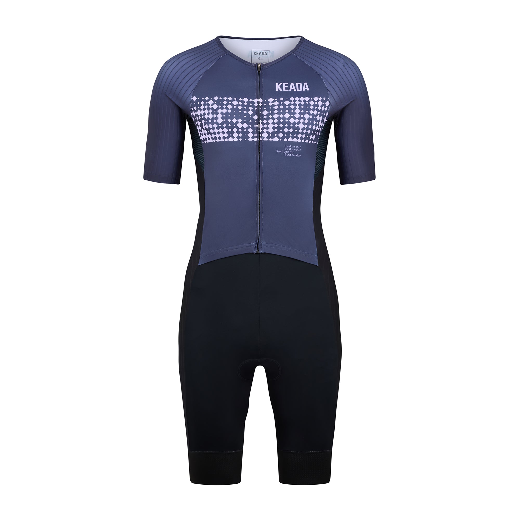Systematic One Trisuit - Men's Sleeved Trisuit Purple