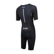 Essential Trisuit - Men's Sleeved Trisuit Black