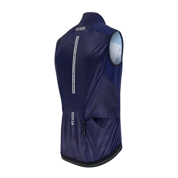Chaleco de ciclismo Essential para hombre - Azul marino