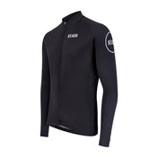 Women's Essential Long Sleeved Cycling Jersey - Black