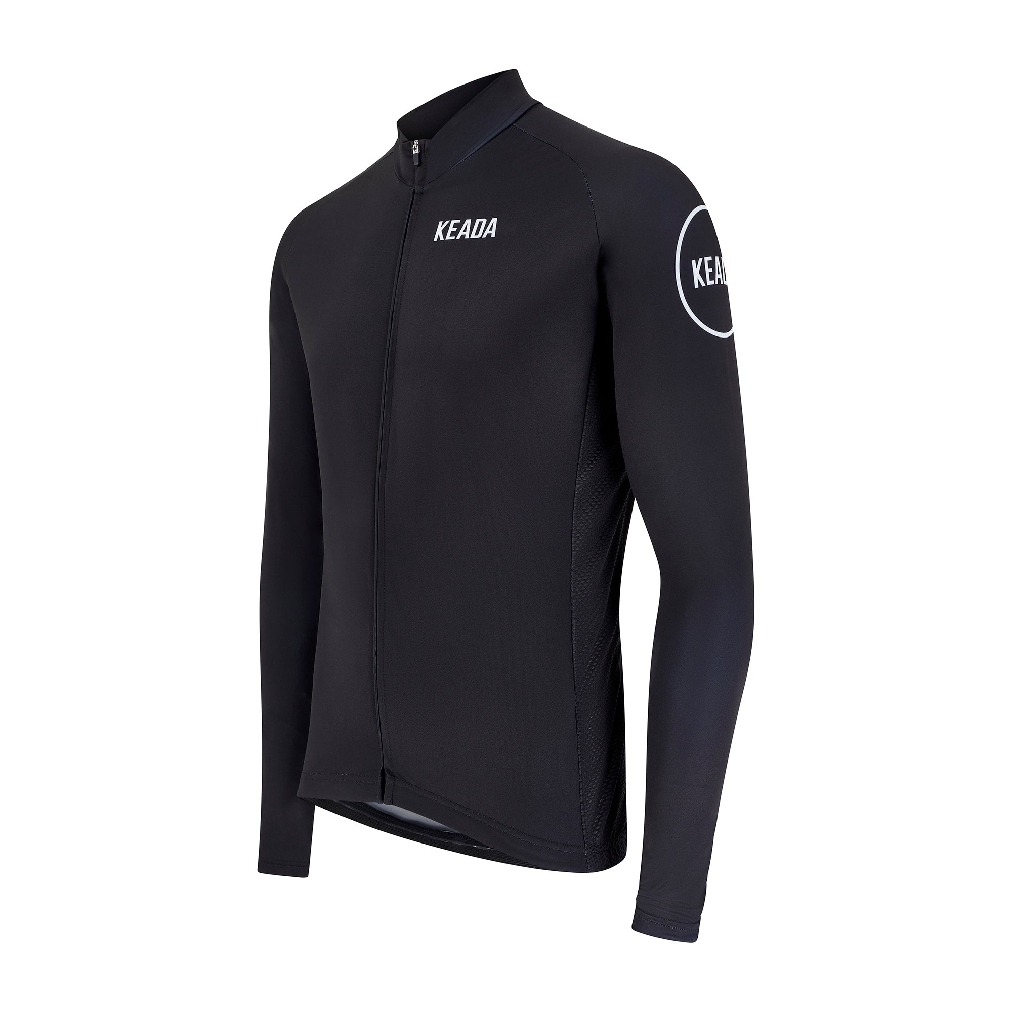 Maillot de cyclisme essentiel à manches longues pour femme Noir