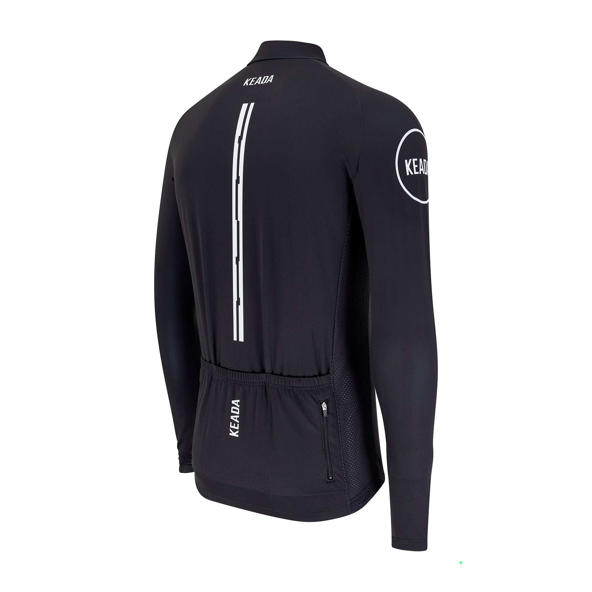 Women's Essential Long Sleeved Cycling Jersey - Black