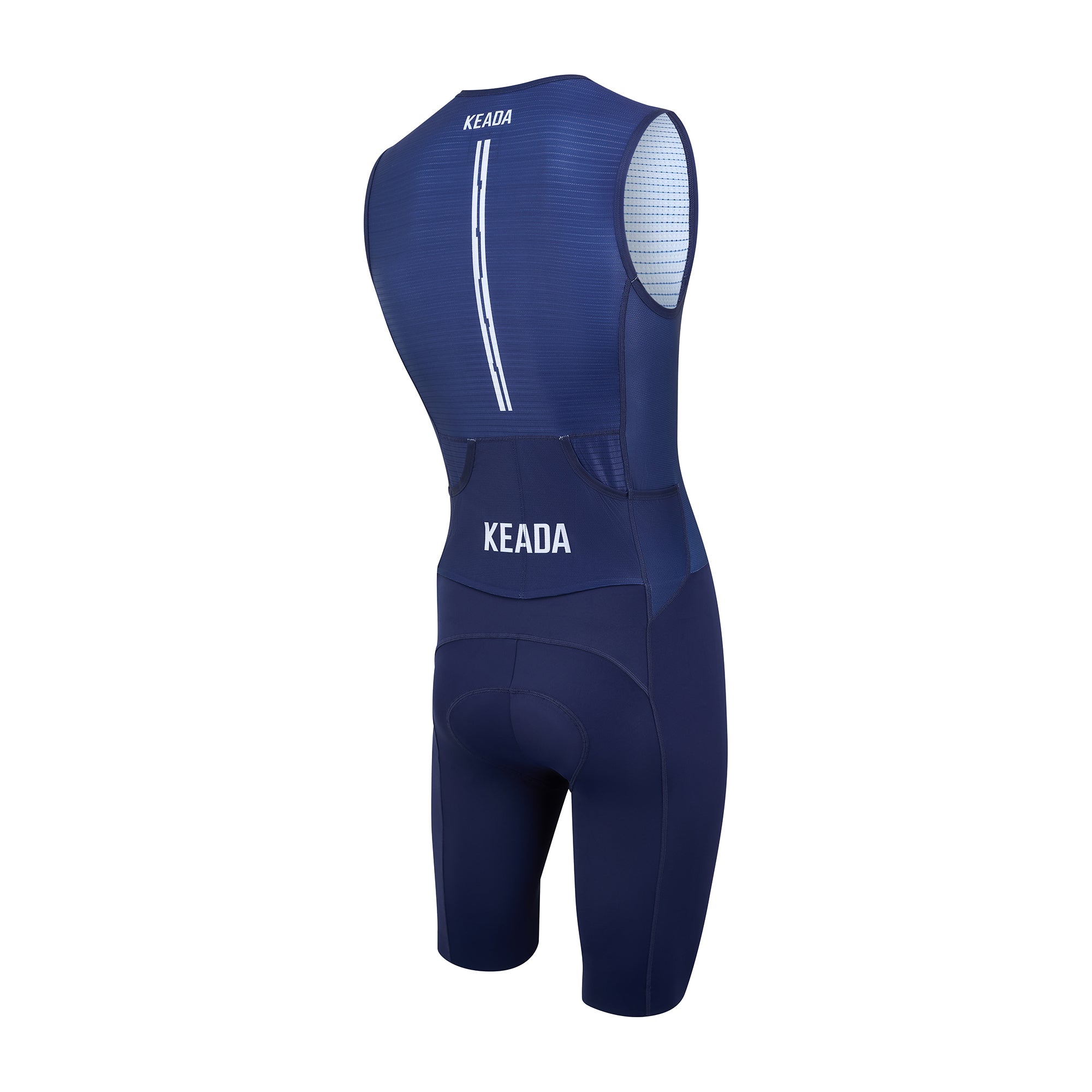 Essential Trisuit - Men's Sleeveless Trisuit Navy