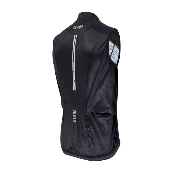 Chaleco de ciclismo Essential para hombre - Negro