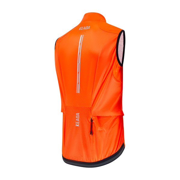 Chaleco de ciclismo Essential para hombre - Naranja